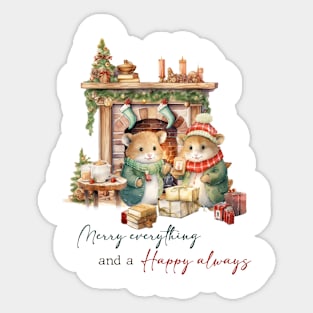 Christmas Wishes Quote Sticker